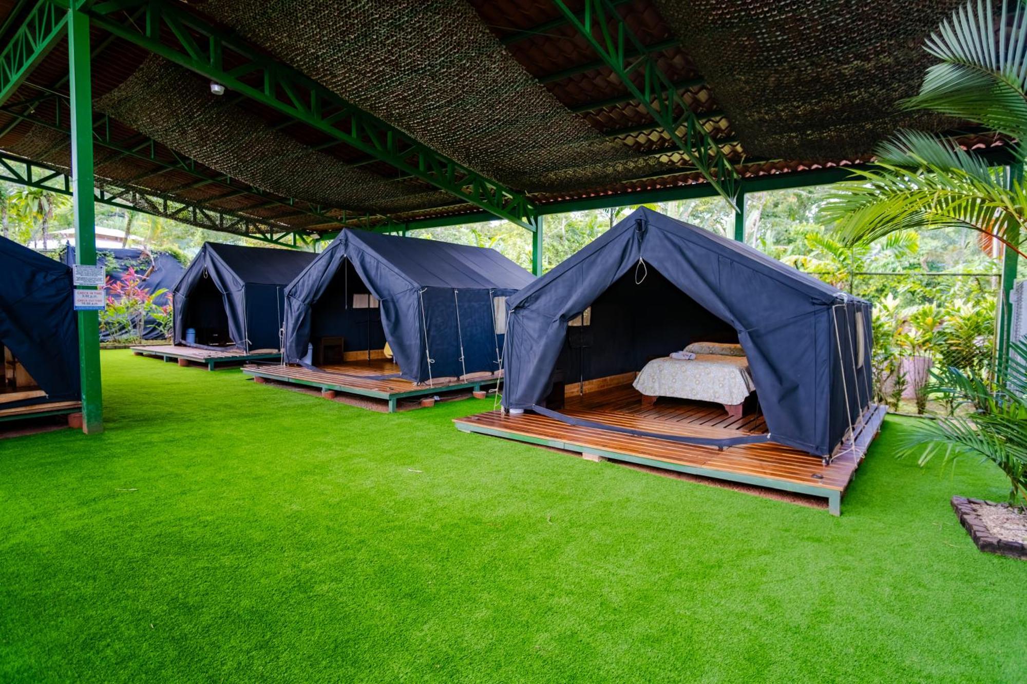 Arenal Backpackers Resort ラ・フォルトゥナ エクステリア 写真 Campsite at the resort